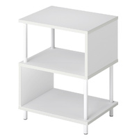 Levede Modern Side Table 3?Tier Storage Bedside Table
