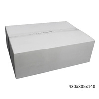 430x305x140mm White RSC Carton  Durable Cardboard Carton 50 Pack