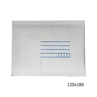 120x180mm White Padded Envelope with Printed Address Lines 200 Pack