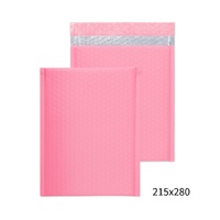 215x280mm Pink Bubble Padded Envelope 100 Pack