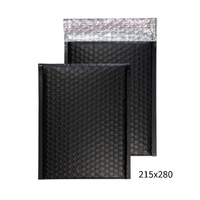 215x280mm Black Bubble Padded Envelope 100 Pack