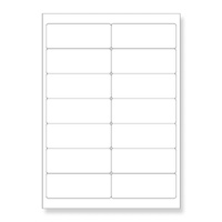14 Up Self Adhesive Label Inkjet & Laser Printer Sheets  99.1x38.1mm