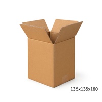 135x135x180mm Brown Mailing Box  Durable Cardboard Carton 20 Pack