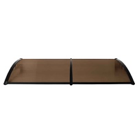  Window Door Awning Outdoor 1M X 2.4M Brown 1x2.4M