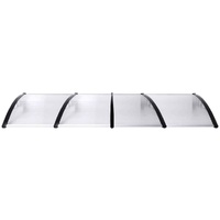  Window Door Awning Outdoor 1M X 4M Transparent 1x4M