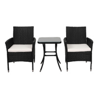  3 Pcs Outdoor Furniture Setting