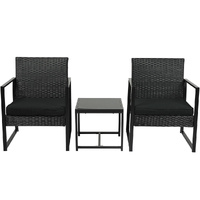  3 Pcs Outdoor Furniture Set Chair