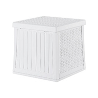 Gardeon Outdoor Storage Box 56L Container Lockable Indoor Garden Toy Tool Shed