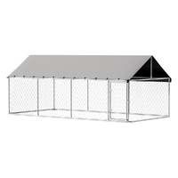 i.Pet Dog Kennel Large House XL Pet Run Cage Puppy Outdoor Enclosure 2Mx4M