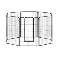i.Pet Pet Dog Playpen 48" Enclosure 8 Panel Cage Kennel Puppy Fence Play Pen