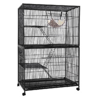 Rabbit Cage 142cm Hutch 4 Level Bird Guinea Pig Ferret