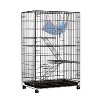 Rabbit Cage 100cm Hutch 3 Level Indoor Guinea Pig Ferret
