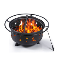 Fire Pit BBQ Grill Pits Outdoor Fireplace