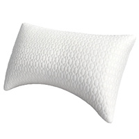 Dreamz Memory Foam Adjustable Pillow Neck Pain Relief Cooling Side Sleeper