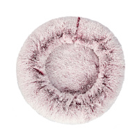  Pet Bed Cat Dog Donut Nest Calming L Pink Large