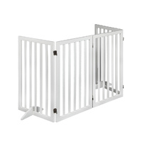  Wooden Pet Gate Dog Fence Safety White 800x 3MM
