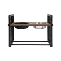  Adjustable Height Pet Feeder Elevated L Large