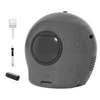 Pawz Automatic Cat Litter Box Large Self-Cleaning Grey