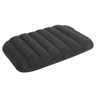 Pawz M Size Orthopedic Dog Bed with Sherpa Plush Removable Cover in Grey