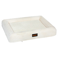 Pawz XXL Size Orthopedic Dog Bed with Corduroy Removable Cover Waterproof Washable Beige