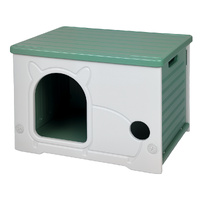Pawz Outdoor Indoor Dogs Kennel Plastic Puppy Pet House