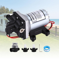 Giantz 12V DC Water Pump, 11.3LPM 55PSI 3 GPM Self-Priming RV Water Pressure Pump with Automatic Pressure Switch, for RV Marine Camping Yacht Garden F