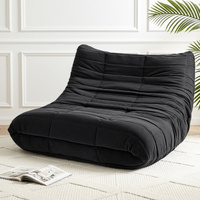 Artiss Lazy Sofa 2 Seaters Accent Caterpillar Chair Floor Couch Armless Lounge