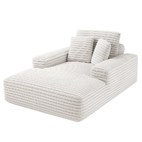 Artiss Sofa Bed Lounge Chair Recliner Couch Reading Chairs Sleeper Cloud Sofas Faux Fur Fabric