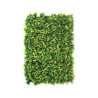  Artificial Boxwood Hedge Fence Green And Yellow