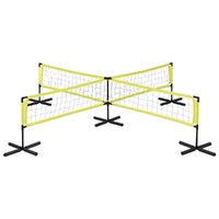 Water Volleyball Net Set Portable Swimming Pool Nets Game 4 Anchor Bags