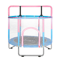 Centra 55" Kids Trampoline Rebounder Pink