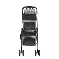  Two-tier Pet Stroller Double Dog