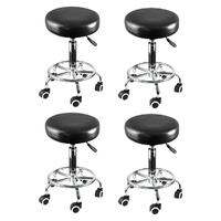4x Levede Swivel Salon Barstool Hairdressing