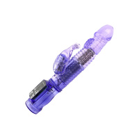  Rabbit Vibrator Multi Speed Rotating Purple