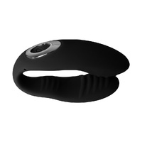  Vibrator Double Shock Clitoris Black