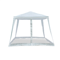  Gazebo Marquee 3x3m Mesh Side