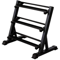 Curve Fitness Three-Tier Dumbbell Rack (110cm wide)