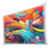 100 Inch White Projector Screen with Setup Kit