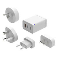 Laser 65W GaN Travel Charger with 4 Adaptors