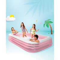 Intex Swim Center Family Inflatable Pool 58487 Pink