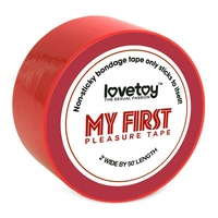 My First Non Sticky Bondage Tape - Red