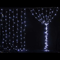 Samland 24V 180 LED Curtain String Christmas Light 2.8mx2.4m