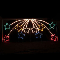 Samland Led Animated 10 Stars Motif Rope Light for Christmas 2.2m