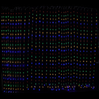 Samland 750 LED 620cmx240cm Copper Wire Curtain Light in Multi Colour