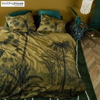 Tour Du Monde At Home Cotton Ochre Quilt Cover Sets by Bedding House King
