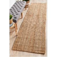 Atrium Barker Natural Runner by Rug Culture - 400X80CM