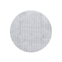 Bubble Silver Round Washable Rug by Rug Culture-150X150CM - ROUND