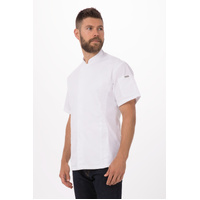 Bristol Signature Men's Series White L Chef Jacket By Chef Works