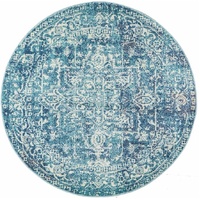 Evoke 253 Blue Round by Rug Culture -240X240CM - ROUND