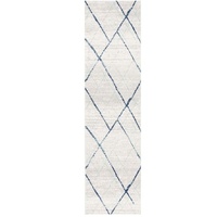 Oasis 452 Blue Runner by Rug Culture-400X80CM - RUNNER